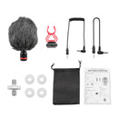 Universal Video Microphone Compact On-Camera Recording Mic for DJI Pocket 2