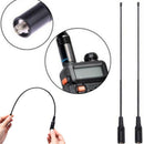Walkie Talkie Antenna 15.6-Inch Whip Dual Band UV VHF/UHF 144/430Mhz Antenna Ew