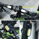 LED Bicycle Light 5 Modes Bike USB Charging Taillight Safety Helmet Lamp