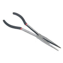 3X 11 inch EXTRA LONG NOSE PLIERS SET STRAIGHT & BENT TIP MECHANIC GRIP HAN