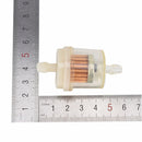 10Pcs YH MOTORCYCLE CLEAR INLINE GAS CARBURETOR FUEL FILTER ENGINE With Mag OZ