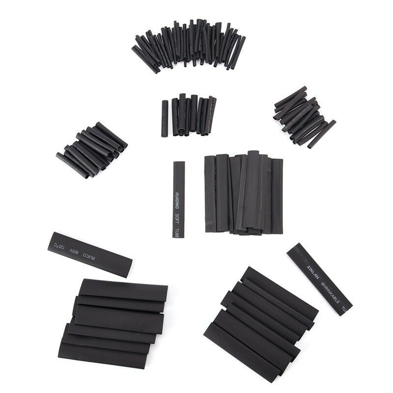 127Pcs Adhesive Lined Heat Shrink Sleeving - 2:1 Weatherproof HeatshrinkTubin Bj