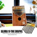 Thumb Piano Bridge Saddle 10 Keys Set Kit for Kalimba DIY Replacement Parts