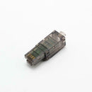Reusable Type Shielded RJ45 Crystal Head Ethernet Cable Adapter Connector