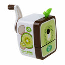 Kiwi Pattern Pencil Sharpener Hand Crank Manual Desktop School Stationery K