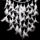 36.6'' Big Size White Handmade Dream Catcher With Feathers