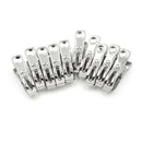 10pcs 5.5cm Stainless Steel Clothes Pegs Hanger Pins Laundry Windproof Cli Ew