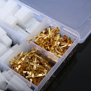 380Pcs Auto Electrical 2.8mm 2 3 4 6 Pin Wire Connector Terminal For Car Motor