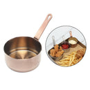 50&100ml Mini Stainless Steel Sauce Pan Milk Warmer Pan Portable Boiling Pot