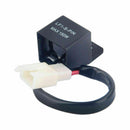 2Pin 12V Electronic LED Flasher Relay Fix Motorcycle Turn Signal Lights Blinker