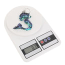 Sequins Mermaid Tail Keychain Charms Paillette Pendants Fish Keyring Diy Me Q9B3