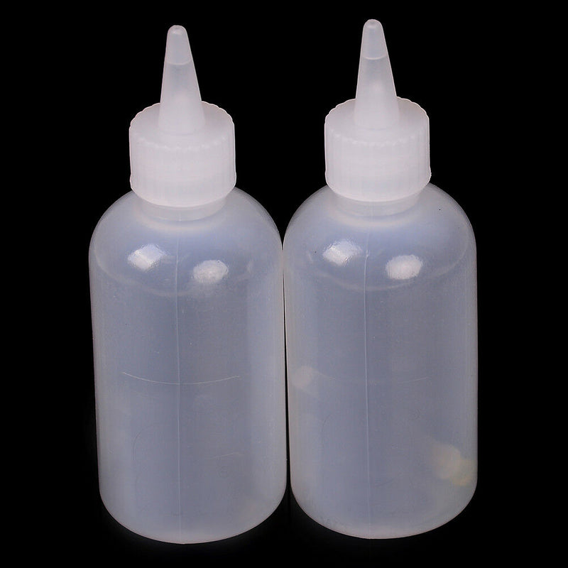 100ml Needle Tip Soldering Liquid Flux Oil Dispenser Plastic Empty Bottle JR