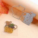 Mouse Seal Embossing Cutting Dies Stencils DIY Scrapbooking Card Gift Decor