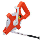 1Pc 50M/165Ft Meter Open Reel Fiberglass Tape Measure Inch Metric Scale Imp