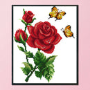 Flower Cross Stitch Kits DIY Stamped Embroidery 11CT Home Decoration (H615)