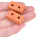 5Pcs Mini Bricks Cement Cinder Models Toys Build Your Own Tiny Bricks Wall BX