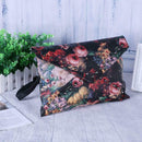 Flower Pattern Clutch Bag Oil Painting Rivets Handbag Women Envelope Bag