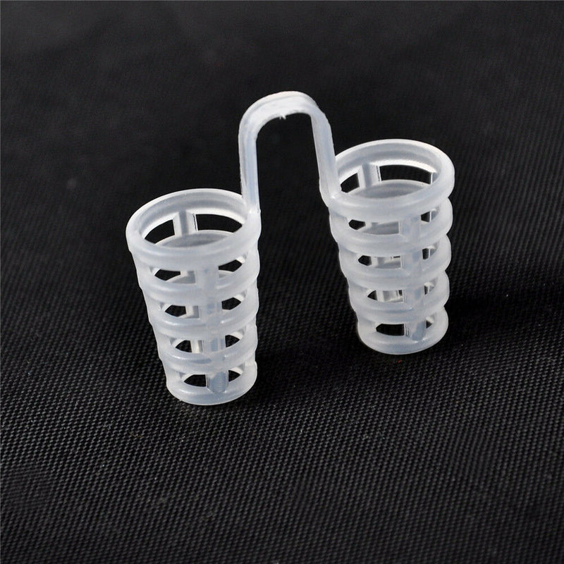 Silicone Anti Snore Nasal Dilators Stop Snoring Nose Clip Sleep ApneaAid HU T.ES
