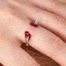 Creative Horrifying Rings Adjustable Injury Blood Halloween Party Y0U Gifts N1G7
