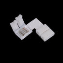 2X 4Pin L Cross Shape PCB Corner Connector For LJB 3528 5050 LED Strip Light ME