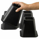 4pcs Furniture Risers - Aid for raising bed, chair etc