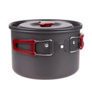 3L Oxidation Aluminum Single Pot Non-stick Hiking Fishing Picnic Cookware