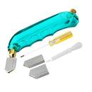 Professional heavy hand grip Oil Feeding Glass Cutter with Extra Replacemen