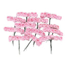 144pcs Mini Petite Paper Artificial Rose Buds Flowers DIY Craft Wedding Dec N3G4