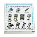 11pcs Multi-function Domestic Household Sewing Machine Presser Foot Feet A