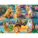 5D DIY Full Drill Diamond Painting Feline Embroidery Mosaic Craft Kit Decor