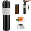 350Ml Portable French Pressed Coffee Bottle Coffee Tea Maker Coffee Filter  B8D6