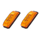 2pcs Car Truck 3 LED Side Marker Yellow Light Warning Turn Signal Light  EIO