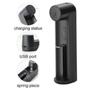 USB Port Universal 18650 Battery Charger Li-ion Charged State S Ew