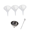 Combo Mini Funnel Kit For Filling Cremation Jewelry Urns and Keepsakes 4pcs