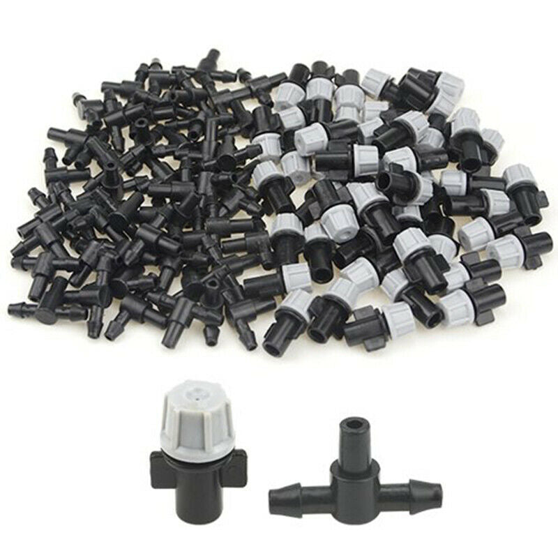 100Pcs(50 Pairs)Garden Irrigation Kit Adjustable Atomization Dripper Atomiz