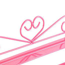 Metal Nail Polish Shelf Cosmetic Varnish Display Stand Holder Heart Design  N2D9