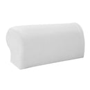 4 Pair White Stretchy Sofa Armrest Covers Armchair Slipcovers Protector