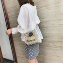 5X(Summer Beach Women'S Woven Bag Handmade Shoulder Bag Rattan Tote Purse  Y3D5)
