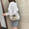 5X(Summer Beach Women'S Woven Bag Handmade Shoulder Bag Rattan Tote Purse  Y3D5)
