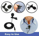 Clip-on Lapel Mini Lavalier Mic Microphone 3.5mm For Mobile Phone PC Recording !