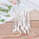 25Pcs Cotton Disposable Stick Cleaning Tool For Earphone Charge OZ