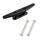 100mm / 4" Marine Black Nylon Cleat Flat Top