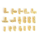 18pcs SMA Kits Male Female Plug Antenna Adapter Converter Connector Set Kit