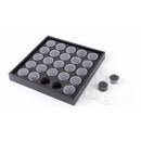 Empty 25 Space Nail Art Powder Gems Rhinestone Storage Container Case Box P E3J2