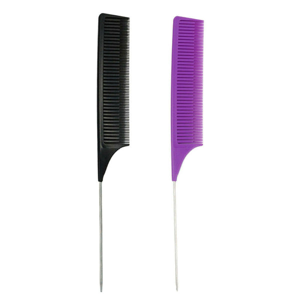 2x Professional Weave Highlighting Foiling Hair Combs for Hair Styling