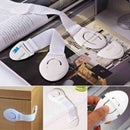 10X Safe Child Infant Baby Kid Drawer Door Cabinet Cupboard Toddler Safety Lock