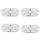 4 Pieces Stainless Steel Cast Boat / Marine Strap Hinge 66 x 30mm