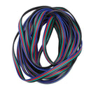5M 4-Pin RGB LED Extension Wire Connector Cable Cord For 3528 5050 RGB Stri K1N4
