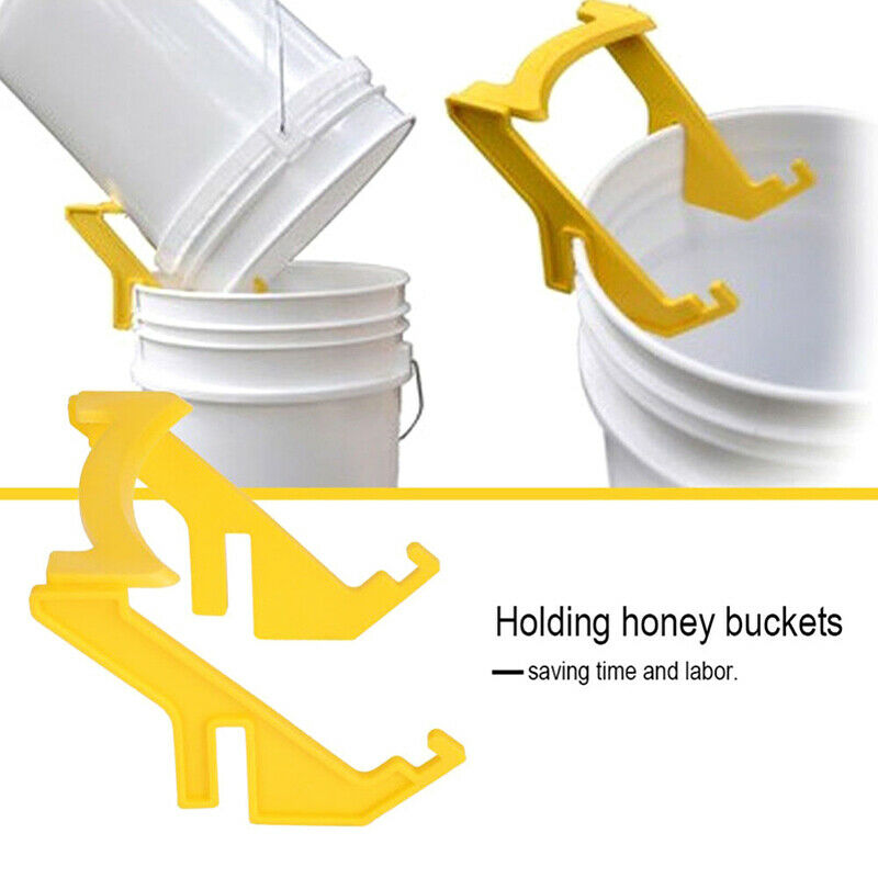 Plastic Bee Honey Holder Honey Bucket Rack Grip Frame Beekeeping Tool Equipm Gw