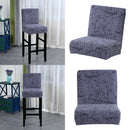 2x Dining Chair Covers Stretch Bar Side Stool Slipcovers for Cafe Salon
